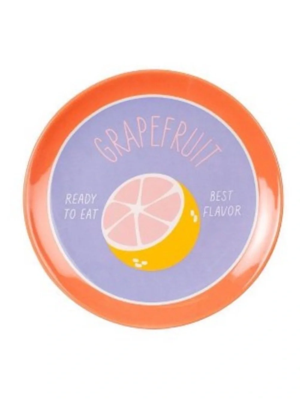 Grapefruit Decorative Ceramic Plate Target Bullseye Playground Spring 2026